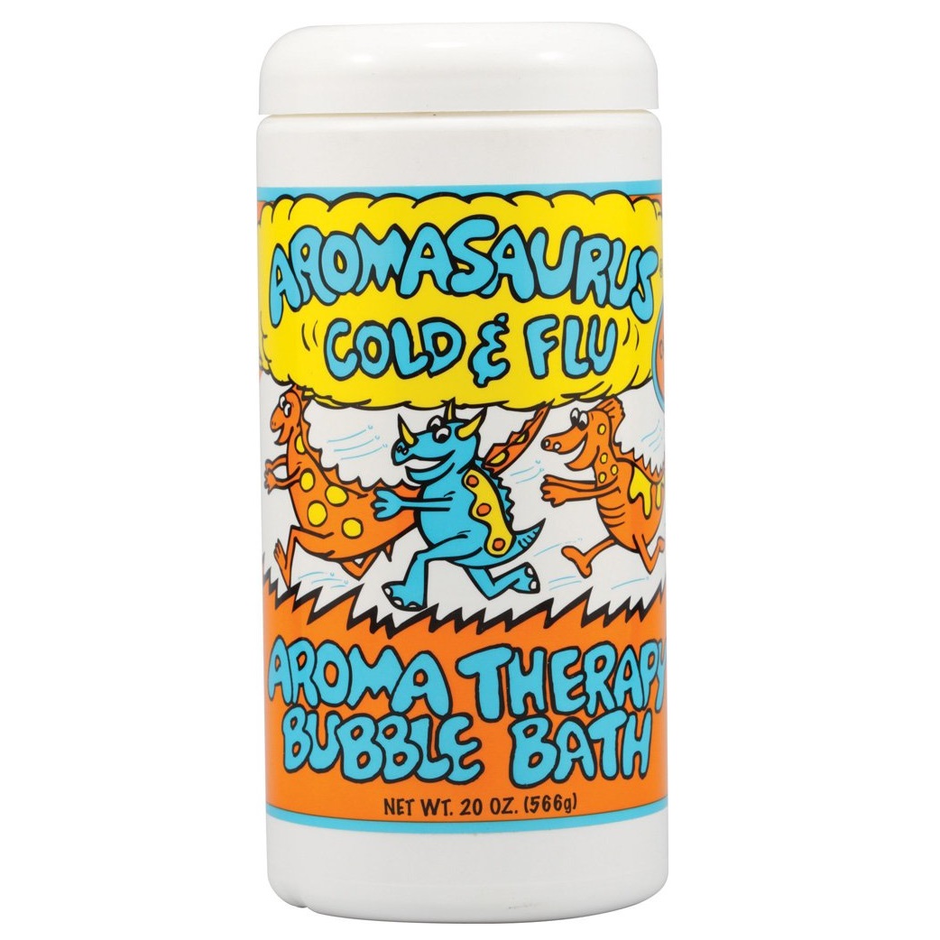 아브라 테라퓨틱, 키즈 콜드 & 플루 레몬 버블 배쓰, 20 oz (566 g)