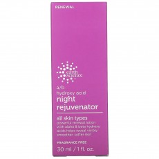 얼쓰 싸이언스, A/B 하이드록시산 나이트 레주베네이터 로션, 1 fl oz (30 ml)