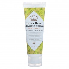 누비안 헤리티지, 인디안 햄프 & 베티버, 천연 핸드 크림, 4 fl oz (118 ml)