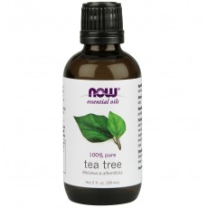 나우 Now, 100% 퓨어, 티트리 에센셜 오일, 2 fl oz (59 ml)