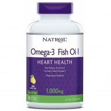 나트롤, 오메가 3 피쉬 오일, 레몬 맛, 1000 mg, 150 소프트젤